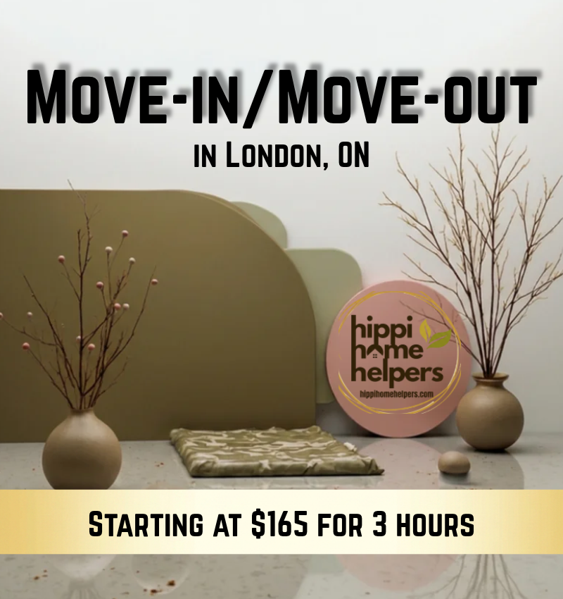 Move-In/Move-out cleaning|London Ontario|Hippi Home Helpers